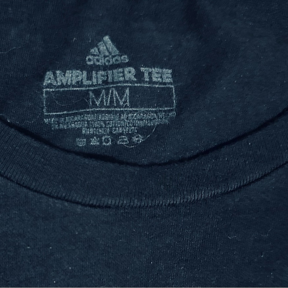 adidas Black Crew Neck Short Sleeve Tee - Picture 6 of 10